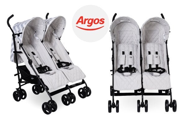 My Babiie Exclusive double stroller for Argos