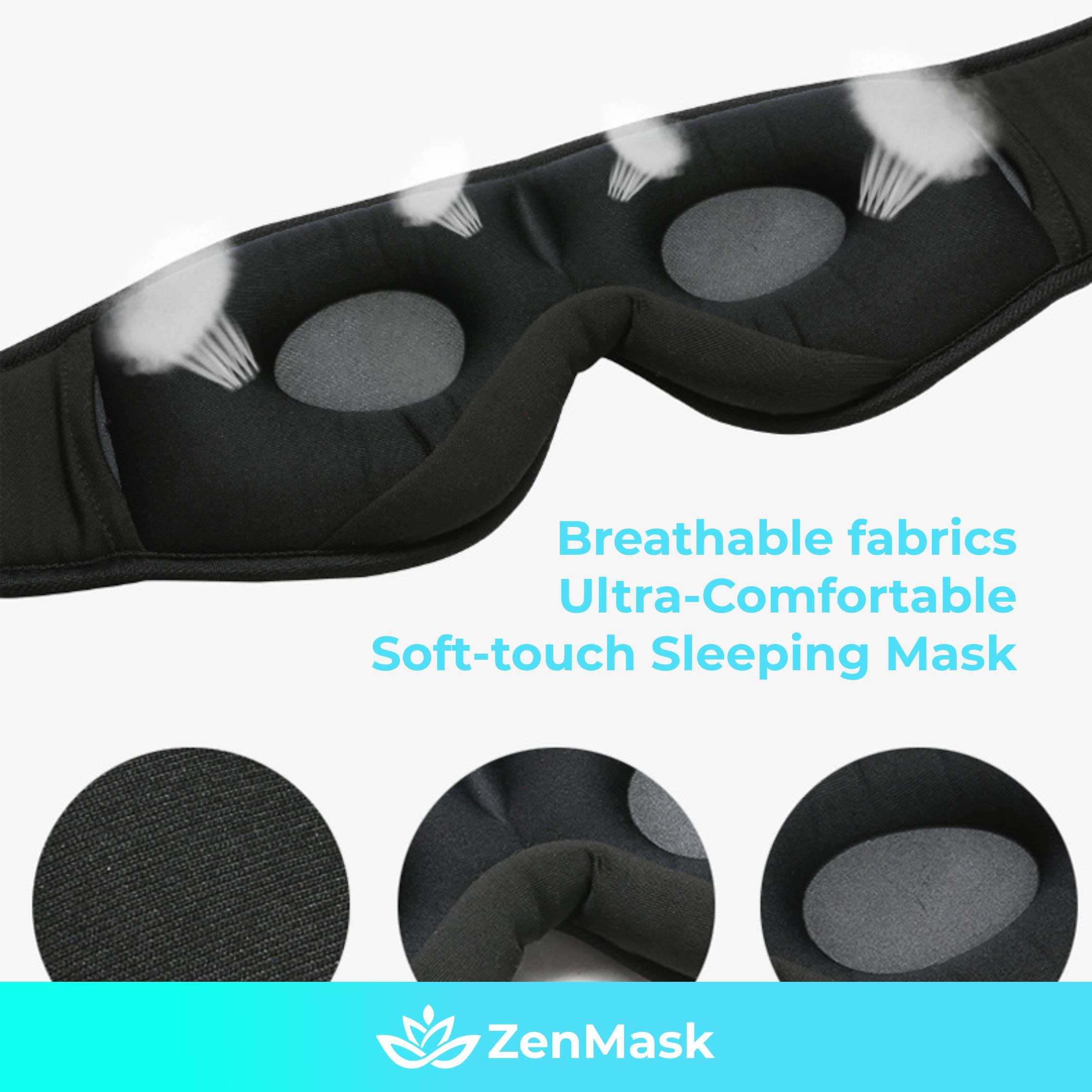 ZENMASK COMFORT PLUS | SLEEPING MASK WITH HEADPHONES – Holistik Bloom