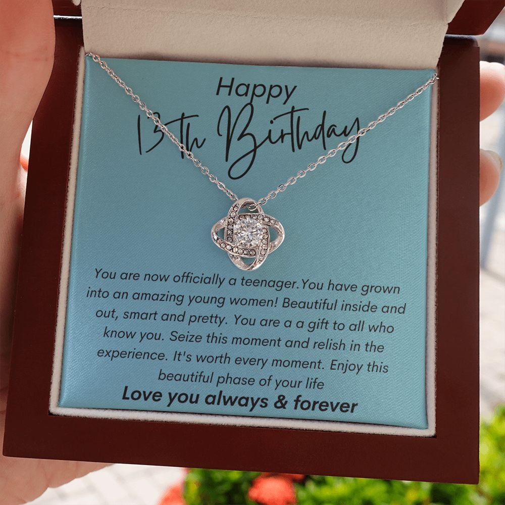13th Birthday, 13th Birthday Gift, 13th Birthday Girl Gifts, 13th Birthday  Necklace, Gifts for 13 years
