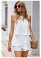 Solid Color Summer Sleeveless Romper