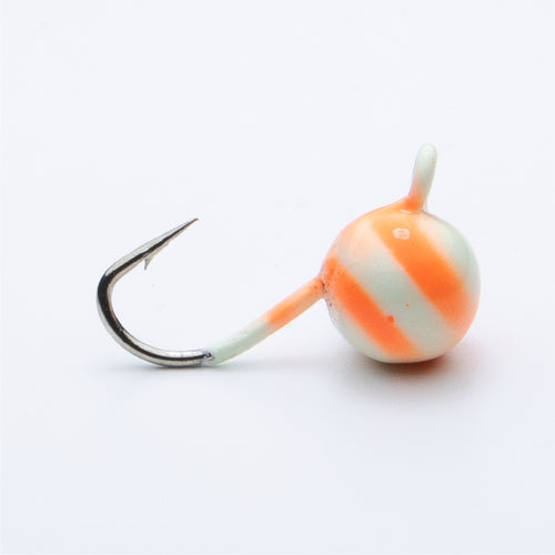 16Pcs Fishing Jig Head Underspin Jig Head Hook with Willow Blade