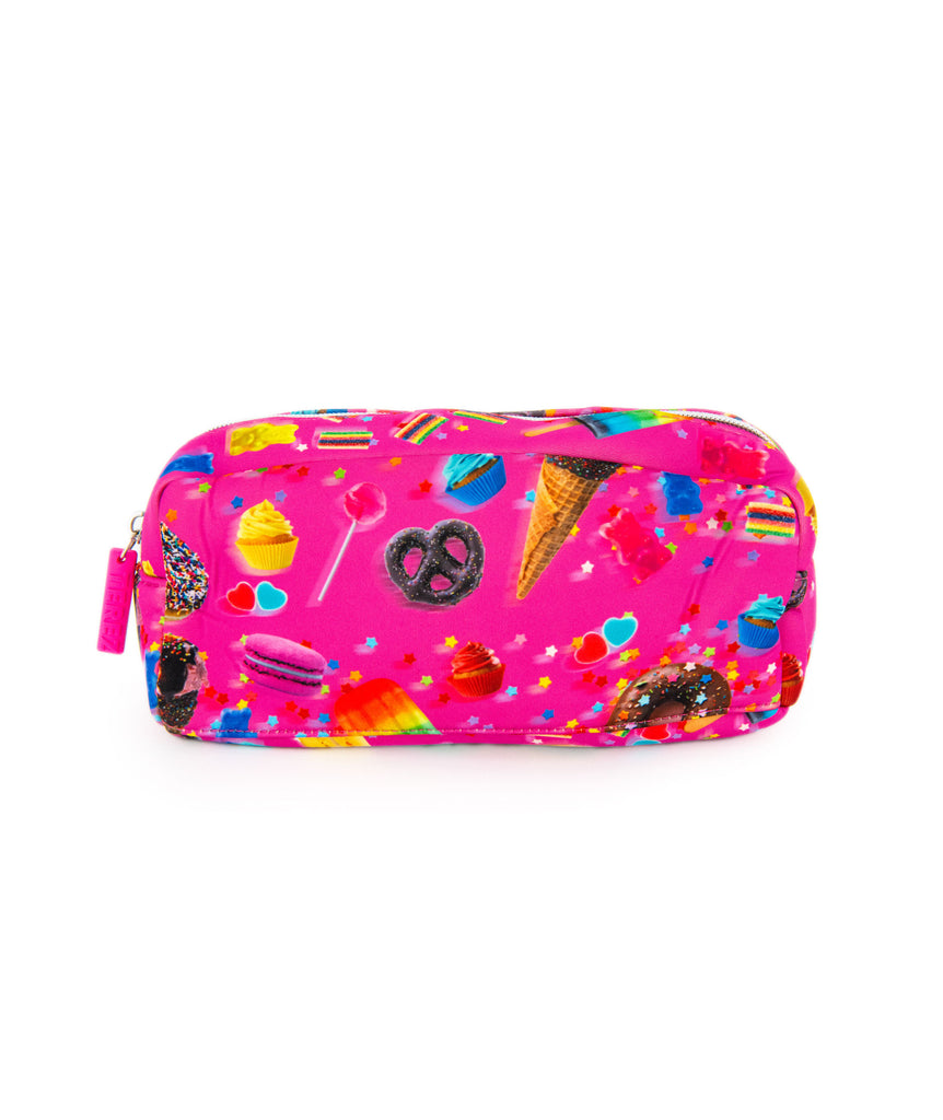 State Bags | Rodgers Lunch Box Metallic Turquoise/Hot Pink