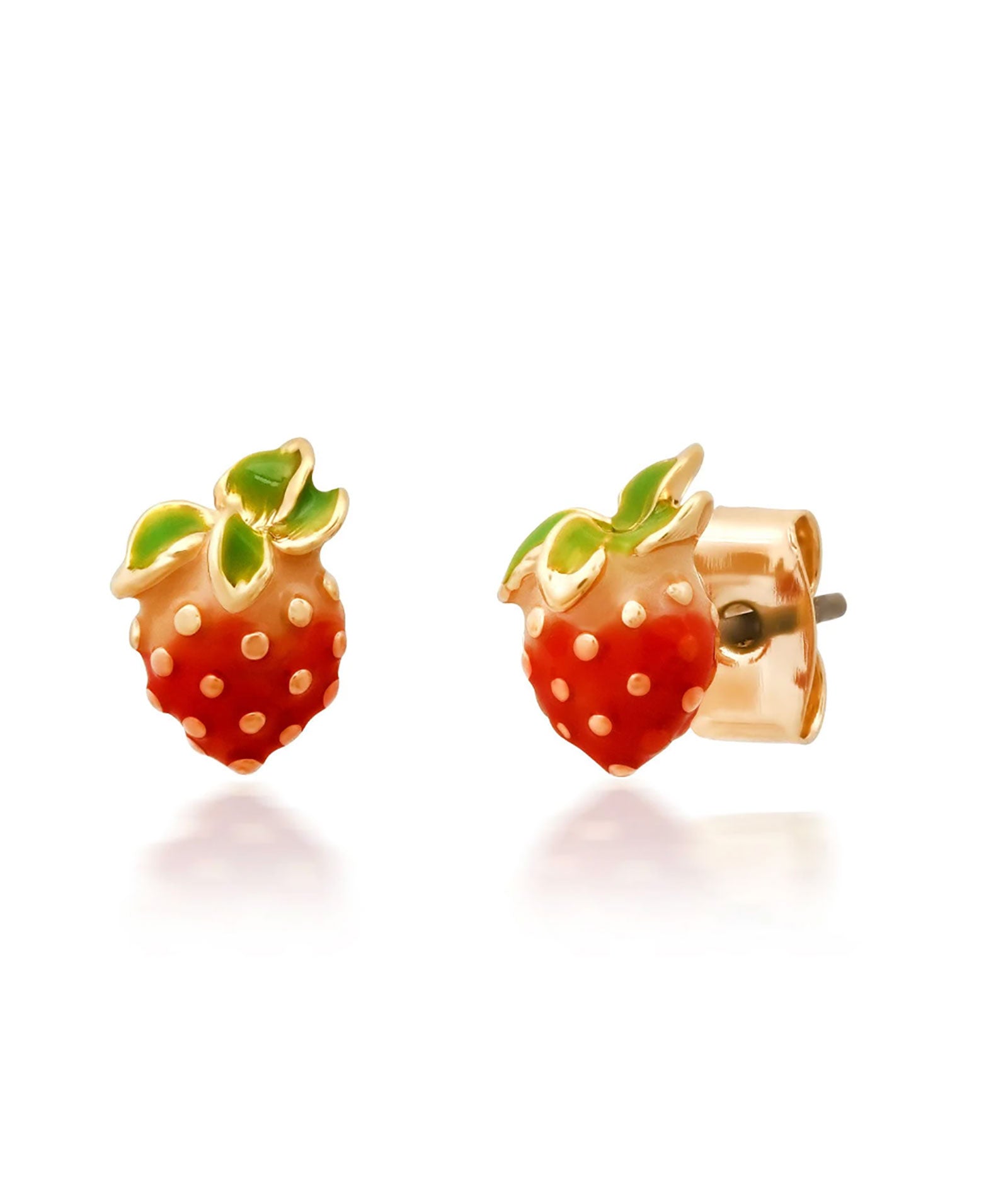Image of TAI Enamel Strawberry Studs