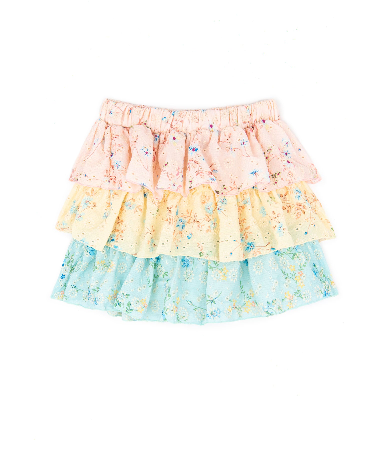 FBZ | Girls 3 Color Floral Eyelet Skirt | Frankie's on the Park