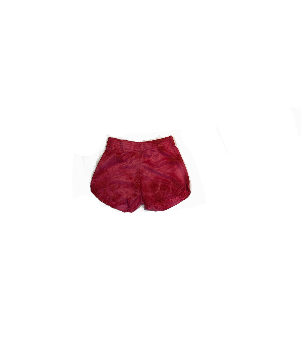 girls red shorts