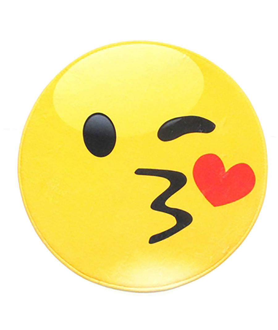 Confetti And Friends Kissy Emoji Rug