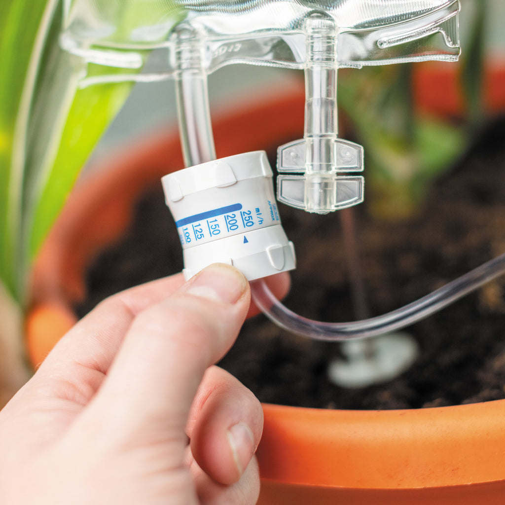 Plant life support drip irrigation system valve