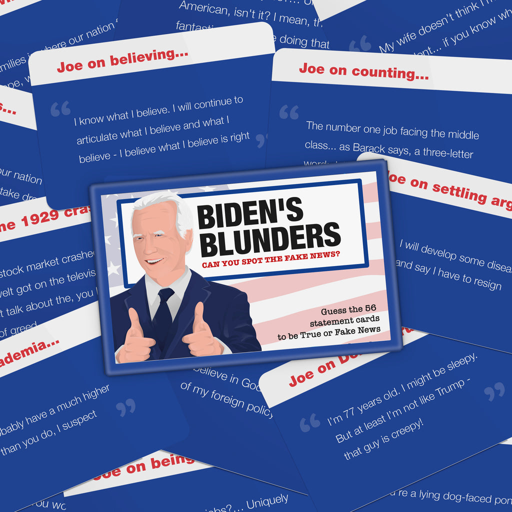 Biden's Blunders card game