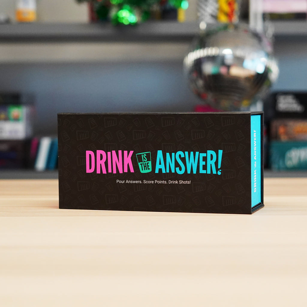 drink is the answer party game