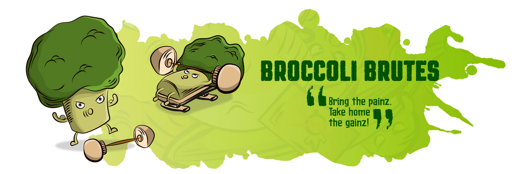 Broccoli Brutes gang Plant-Based Riot