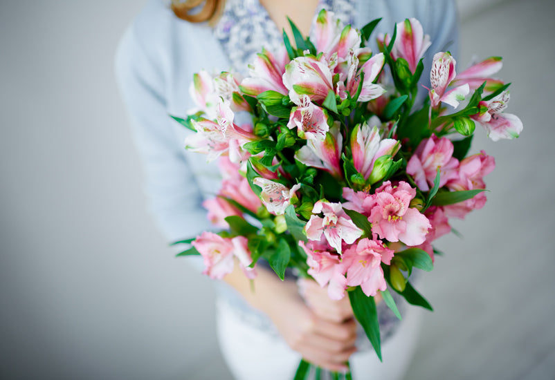 how to surprise your girlfriend on her birthday - alstroemerias - la florela