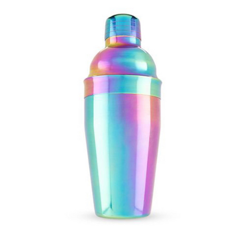 rainbow holographic cocktail shaker cup