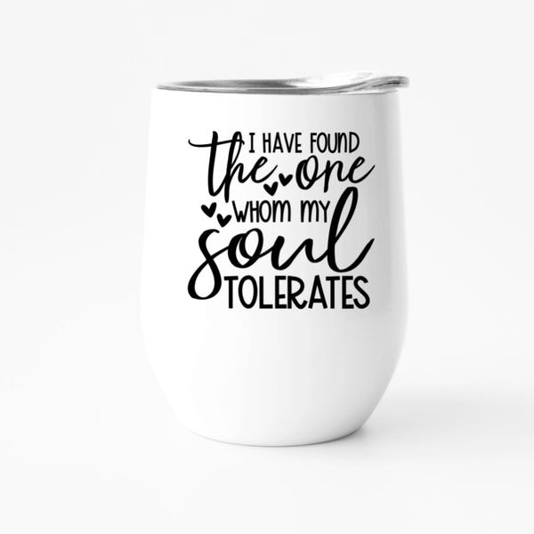 WINE IS MY VALENTINE Wine Tumbler  Valentine's Day – Fbombs & Booze