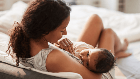 Breastfeeding postpartum mom