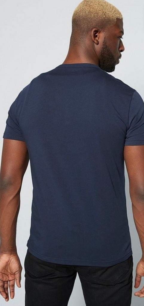 Emporio Armani Men's T-shirt - Navy Blue 111267 CC717 10410 - Branded  Reloaded