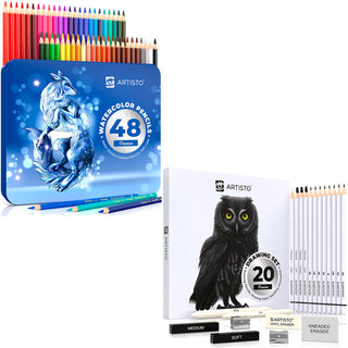 Set of Colored Pencils and Colored Markers - CP-48 - Superior Restoration