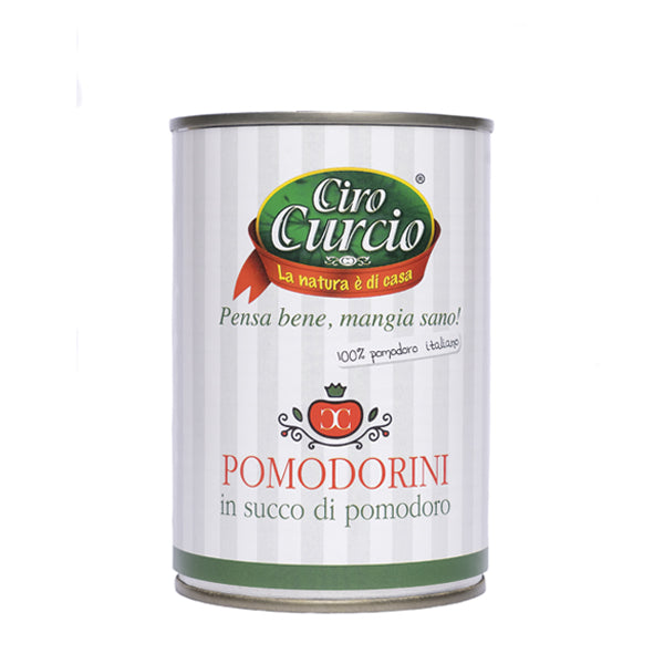 Pomodorini gialli in succo di pomodoro conserva in latta Ciro