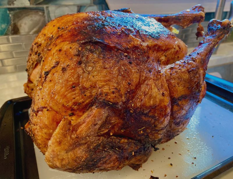 A photo of Deep Fried Turkey for Thanksgiving