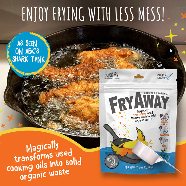 How to Use FryAway to Solidify Cooking Oil 