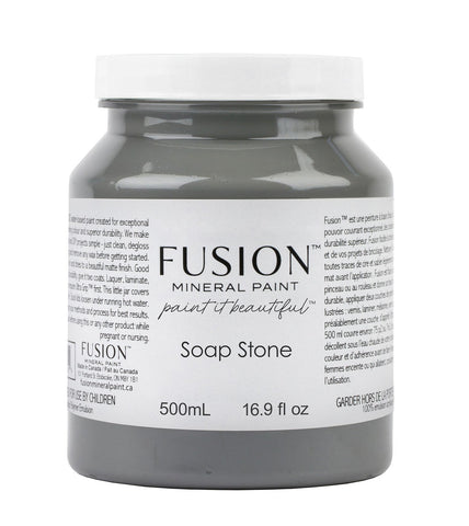 Soap stone fusion mineral paint