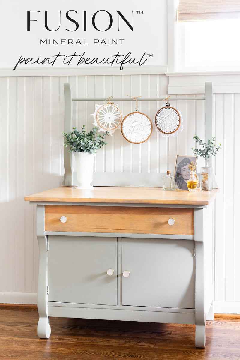 Dresser Update with Fusion Mineral Paint Using Raw Silk • Robyn's Southern  Nest