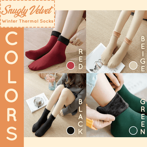 Snugly Velvet Winter Thermal Socks 