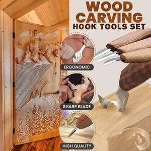 Wood Carving Hook Tools Set