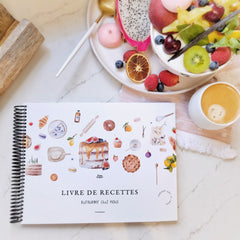 livre de recettes cahier fiche recette