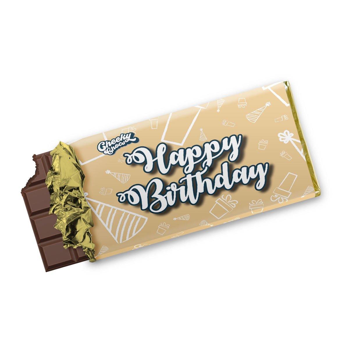 Happy Birthday 2 | Novelty Chocolate Wrapper | Novelty Chocolate Bar ...