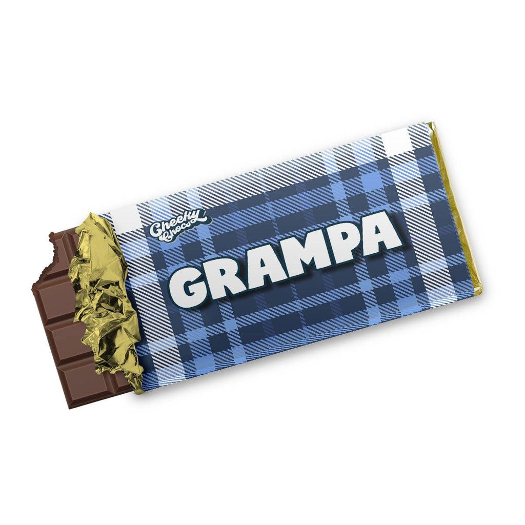 Grampa Novelty Chocolate Wrapper Cheeky Chocs 4774