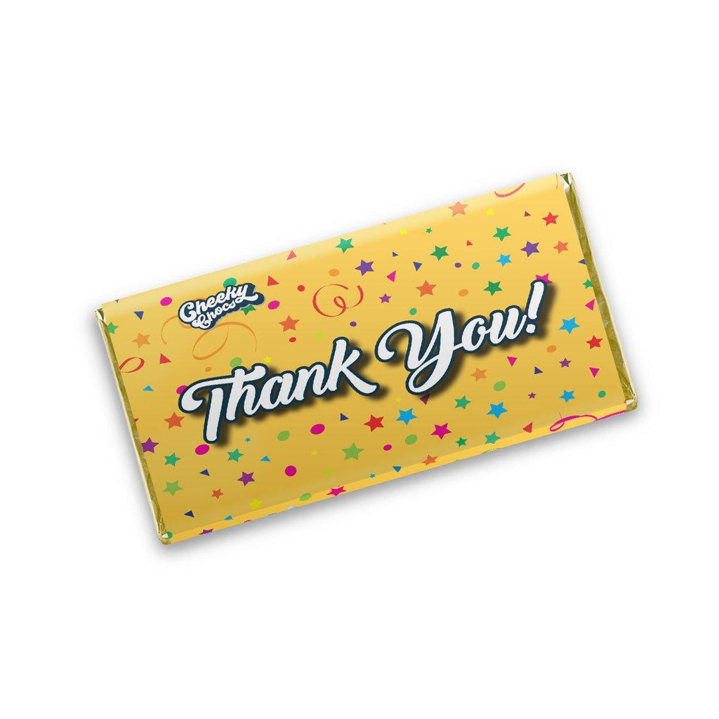 Thank You Novelty Chocolate Wrapper Cheeky Chocs 6220