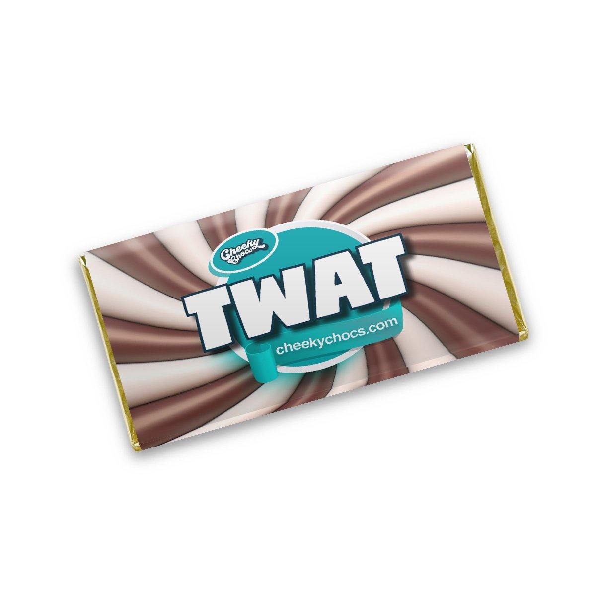 Twat Novelty Chocolate Wrapper Cheeky Chocs 7044