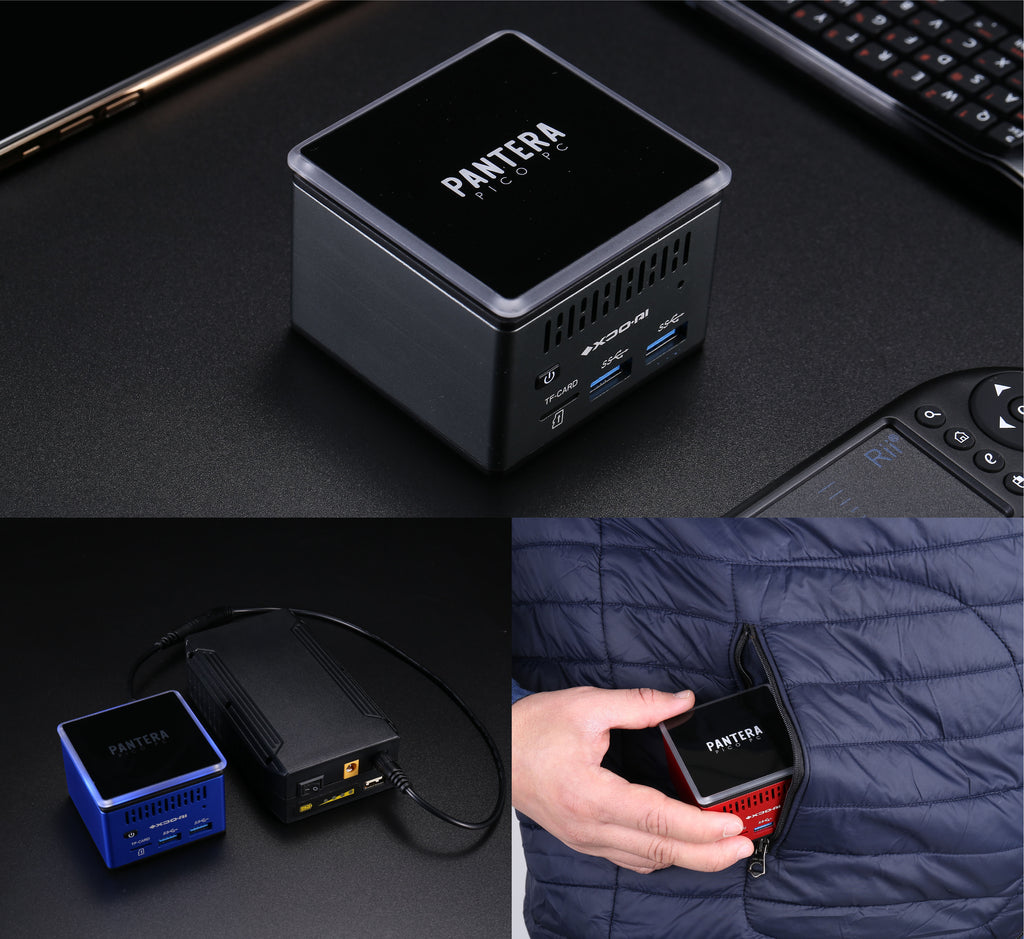 Pantera Pico PC - Tiny Desktop PC - Black Color - Tiny Desktop 