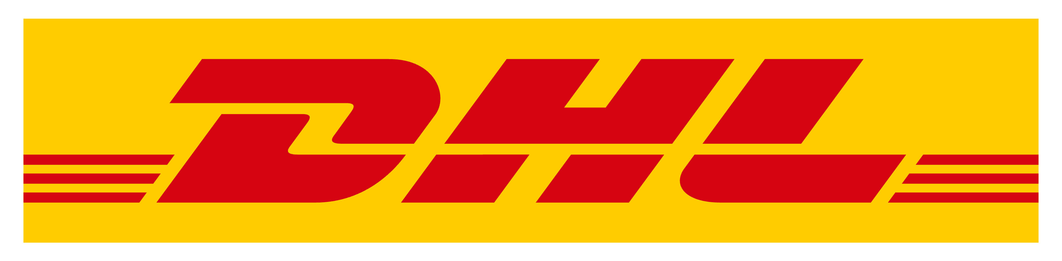 Wir versenden mit DHL