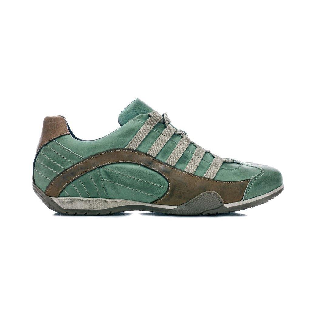 Men's GrandPrix Sneaker in Verdolino (Green and Sand) - GrandPrix Originals USA product image