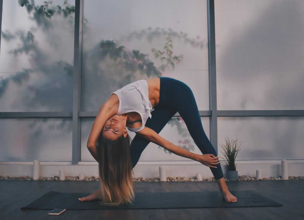 women during yoga