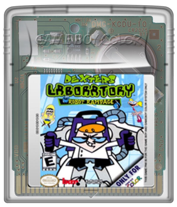Dexters Laboratory Robot Rampage For Nintendo Game Boy Color Tvgc — The Video Game Company 1640