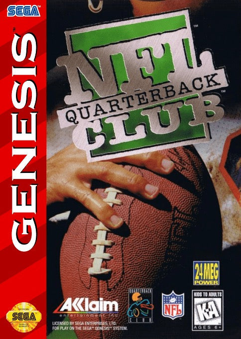 NFL Quarterback Club for Sega Genesis | TVGC — The Video Game Company