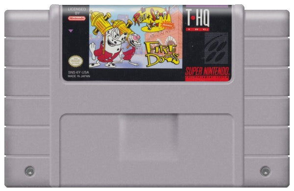 ren and stimpy fire dogs snes