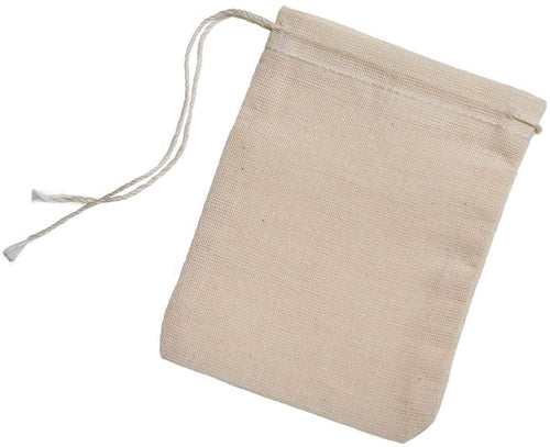 Muslin Bag Organic Cotton 3x4