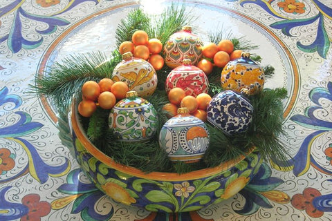 handpainted italian christmas ornaments