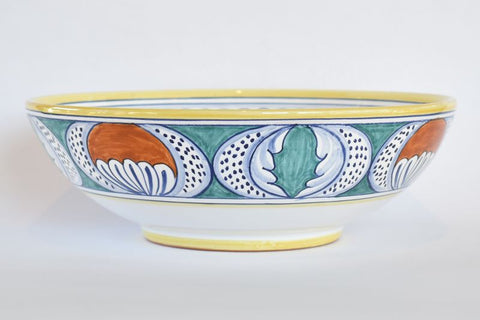 etrusco italian ceramic serving bowl