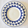 Piume Blu dinner plate