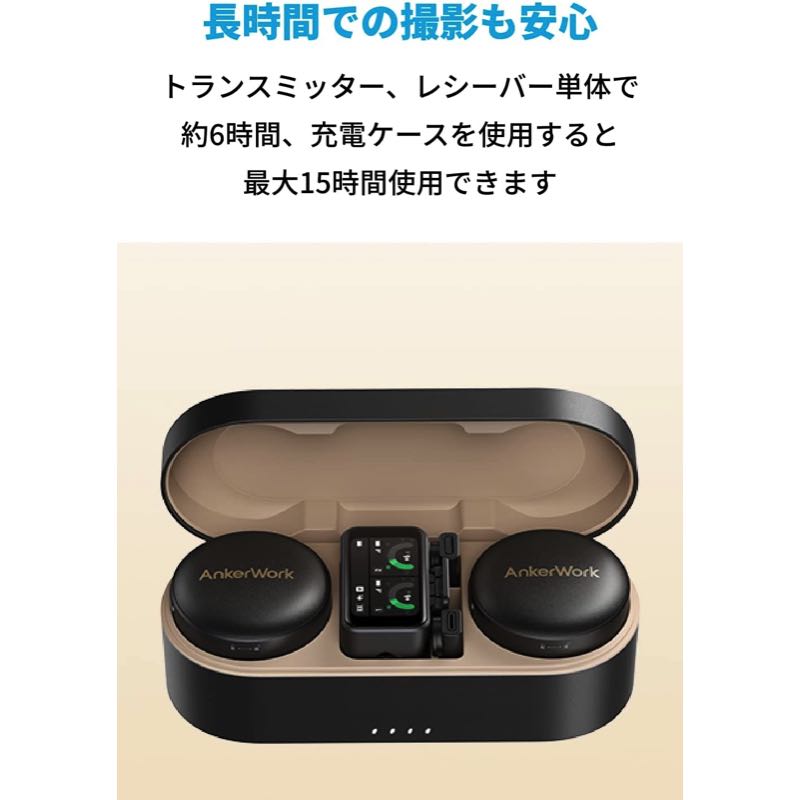 安い割引 AnkerWork M650 ワイヤレスマイク ホワイト agapeeurope.org