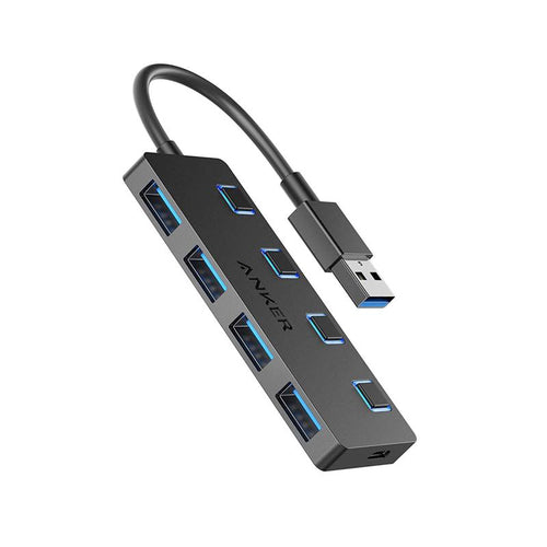 Anker Usb3 0 個別スイッチ付 4ポート データハブ Usbハブの製品情報 Anker Japan公式サイト