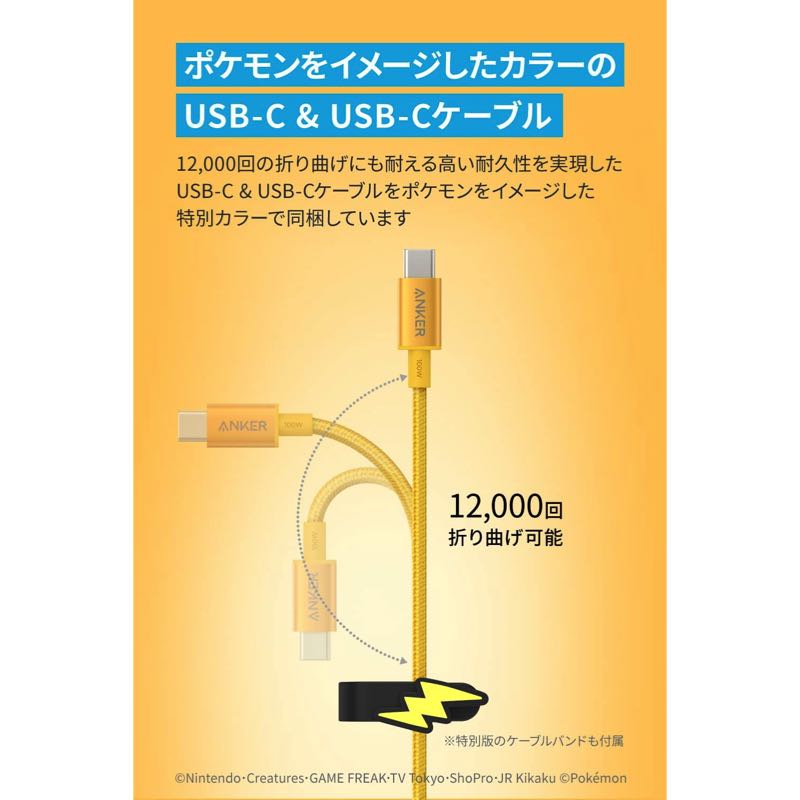 2極タイプ Anker USB急速充電器ピチュー ピカチュウ ライチュウ