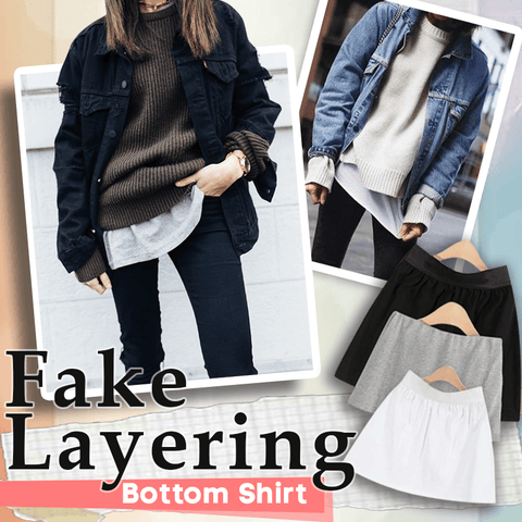 Fake Layering Bottom Shirt – MagneticLemon