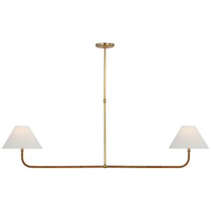 Basden Rattan Linear Chandelier - Farm Home Marketplace