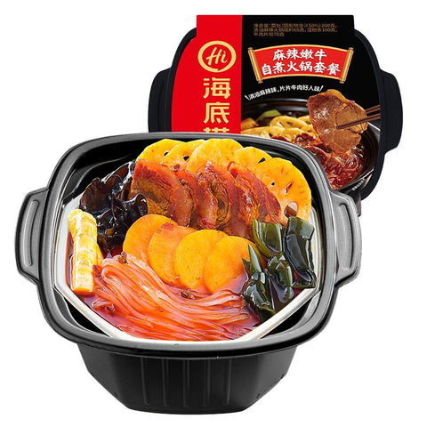 Beef Brisket Self Heating Instant Hot Pot, Tomato Flavor, 12.78 oz