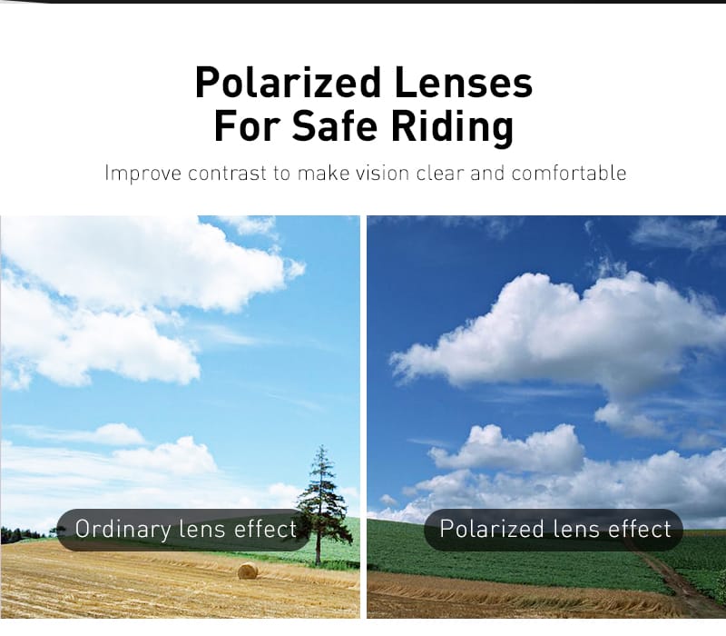 Polarized Cycling Sunglasses UV400 MTB Bike Glasses Running